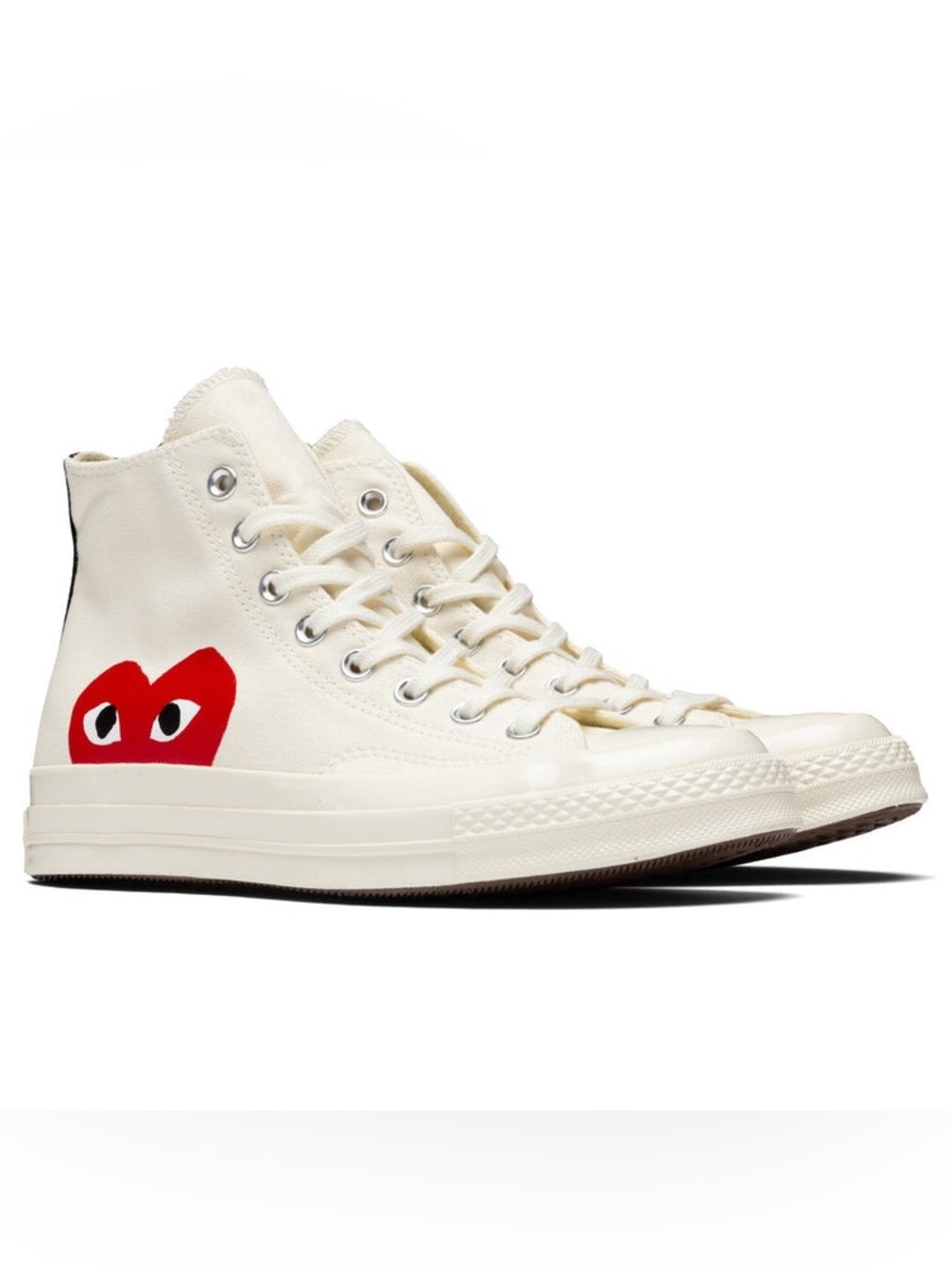 Converse x Comme des Garcons Cream High-Tops